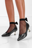 Czarne czółenka Casu na ozdobnym obcasie POLSKA SKÓRA 4032-1-37