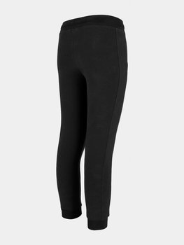 Czarne dziewczęce spodnie dresowe ocieplane VOLCANO N-MILS JUNIOR 122-128 - VOLCANO
