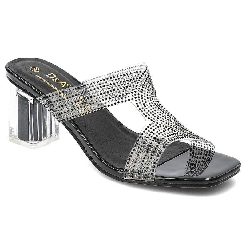 Czarne Klapki S.Barski Eleganckie Buty Damskie - S.Barski | Sport Sklep ...