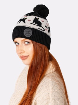 CZARNE KOTY / czapka zimowa - Nadwyraz.com