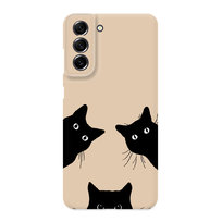 Czarne koty - Galaxy S23 Plus Etui matowe karmel [TIF 12E]