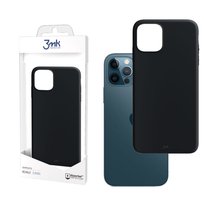 Czarne odporne etui do iPhone 12 / 12 Pro 3mk Case