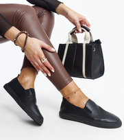 Czarne półbuty Sanan-36