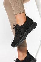 Czarne sneakersy damskie buty sportowe sznurowane Casu SJ2293-1-37