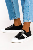 Czarne trampki sznurowane Casu SJ2073-1-38