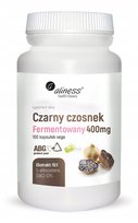 Czarny czosnek fermentowany ABG10 + 400 mg x 100 kaps Vege || Aliness