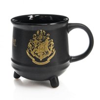 Czarny kubek Kociołek Harry Potter Hogwarts Oryginalne pudełko 400 ml