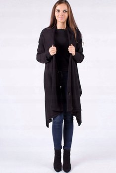 Czarny Sweter Narzutka Pogrzeb Żałoba  - EMC