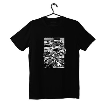 Czarny T-shirt koszulka FORD Mustang -3XL - producent niezdefiniowany
