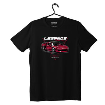 Czarny T-shirt koszulka HONDA NSX LEGEND-S - producent niezdefiniowany