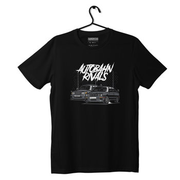 Czarny T-shirt koszulka MERCEDES BMW RIVALS-S - producent niezdefiniowany