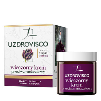 Czarny Tulipan Intense, Wieczorny Krem Przeciwzmarszczkowy, 50ml  - Uzdrovisco