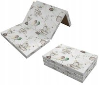 Czas Bobasa Materac Turystyczny Składany 120X60X5Cm Wzór Myszki + Torba