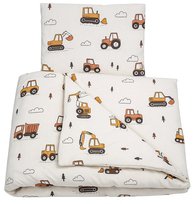 CZAS BOBASA POŚCIEL Z WYPEŁNIENIEM DO ŁÓŻECZKA 90x120 DZIECIĘCA NIEMOWLĘCA KOPARKI