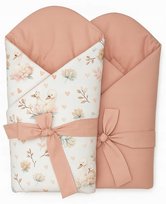 Czas Bobasa Rożek Niemowlęcy Becik Otulacz Dwustronny Bawełna Czas Bobasa Rożek Niemowlęcy Bawełniany 80X80Cm Czas Bobasa – Komfort I Bezpieczeństwo Od Pierwszych Chwil Życia Łabędzie Białe