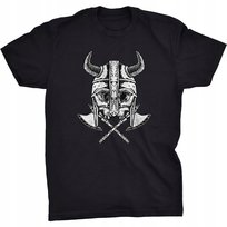 Czaszka Wiking Koszulka Viking Skull Valhalla