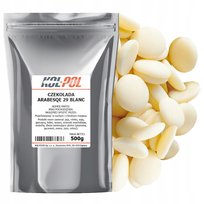 CZEKOLADA BELGIJSKA 29% BIAŁA 500g Do fontann fondue deserów jakość Kol-Pol