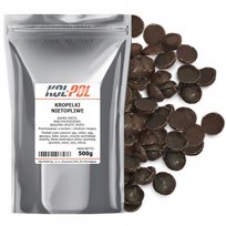 CZEKOLADA DO ZAPIEKANIA 500g Kropelki czekoladowe nietopliwe jakość Kol-Pol