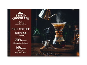 Czekolada Gorzka Drip Coffee 70% - Beskid Chocolate