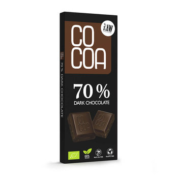 Czekolada gorzka surowa 70% BIO 40 g - Cocoa - Cocoa