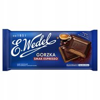 Czekolada gorzka z nadzieniem espresso 100 g E.Wedel Wedel