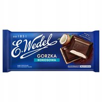 Czekolada gorzka z nadzieniem kokosowym 100 g E.Wedel Wedel