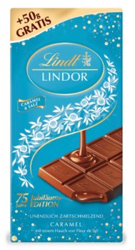 Czekolada LINDT Lindor Caramel&Salz słony karmel z nadzieniem 150g - Lindt