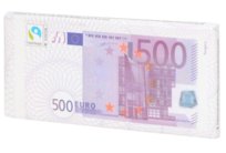 Czekolada mleczna BANKNOT 500 EURO 100g Inna marka