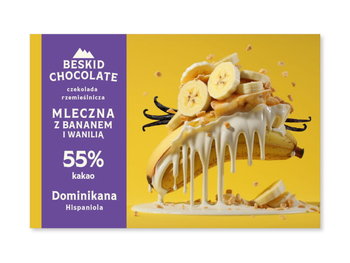 Czekolada Mleczna Z Bananem I Wanilią - Beskid Chocolate