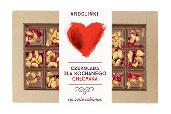 Czekolada Mleczna Z Malinami I Orzechami Arachidowymi Dla Kochanego Chłopaka  - Vroclinki - Wrocławskie Praliny