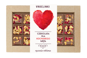 Czekolada Mleczna Z Malinami I Orzechami Arachidowymi Dla Męża  - Vroclinki - Wrocławskie Praliny