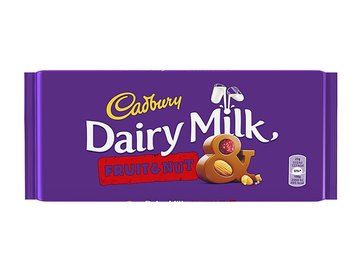 CZEKOLADA MLECZNA Z OWOCAMI I ORZECHAMI DAIRY MILK FRUIT AND NUT 200G CADBURY - Cadbury