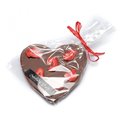 Czekoladowe serce z truskawkami na walentynki  - wyjątkowe serce z mlecznej, intensywnie kakaowej czekolady z dodatkiem truskawek, 100 % naturalne składniki, czekolada rzemieślnicza - Cup&You