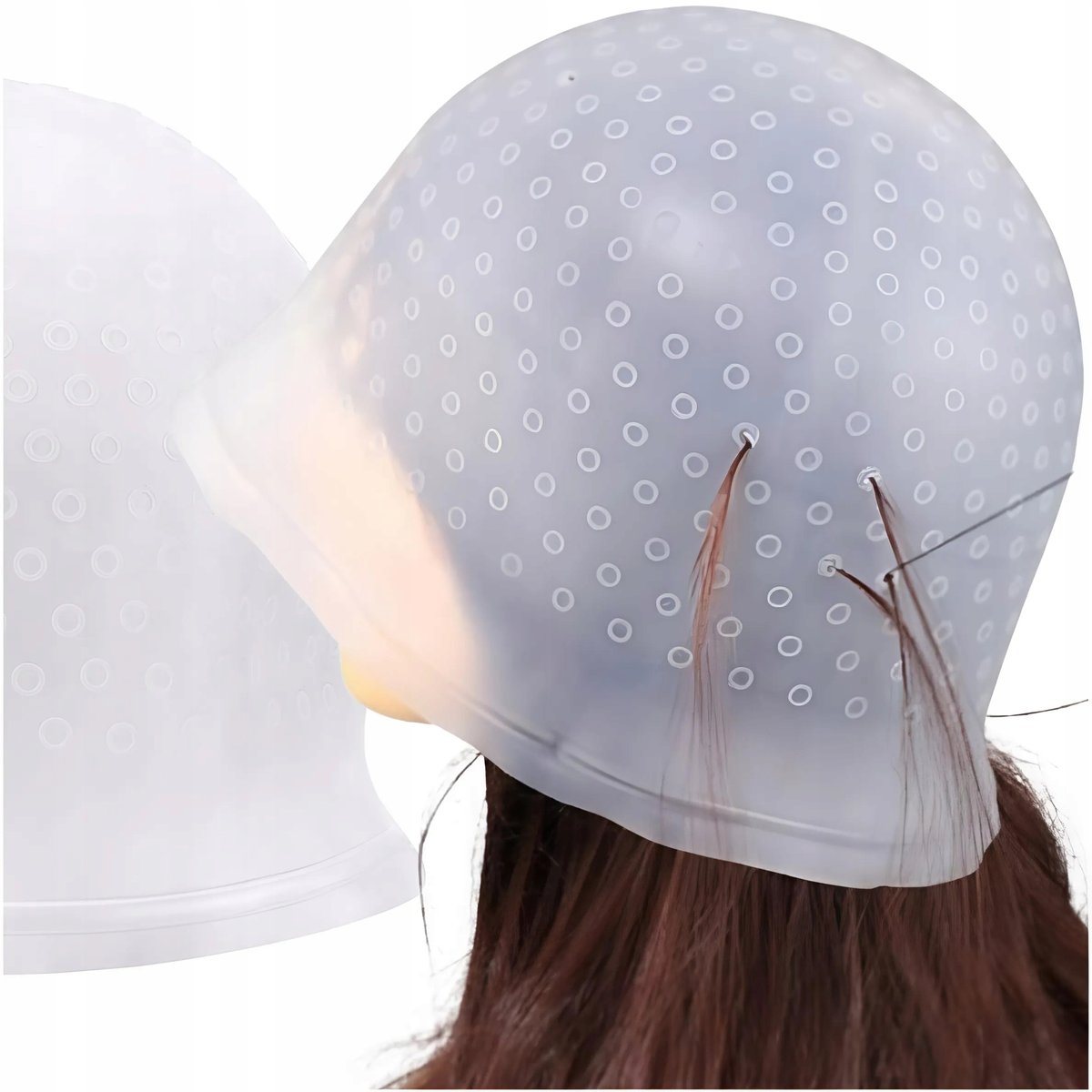 Empik Czepek Do Farbowania Pasemek Z Szydełkiem Balejażu Fryzjerski Silikonowy