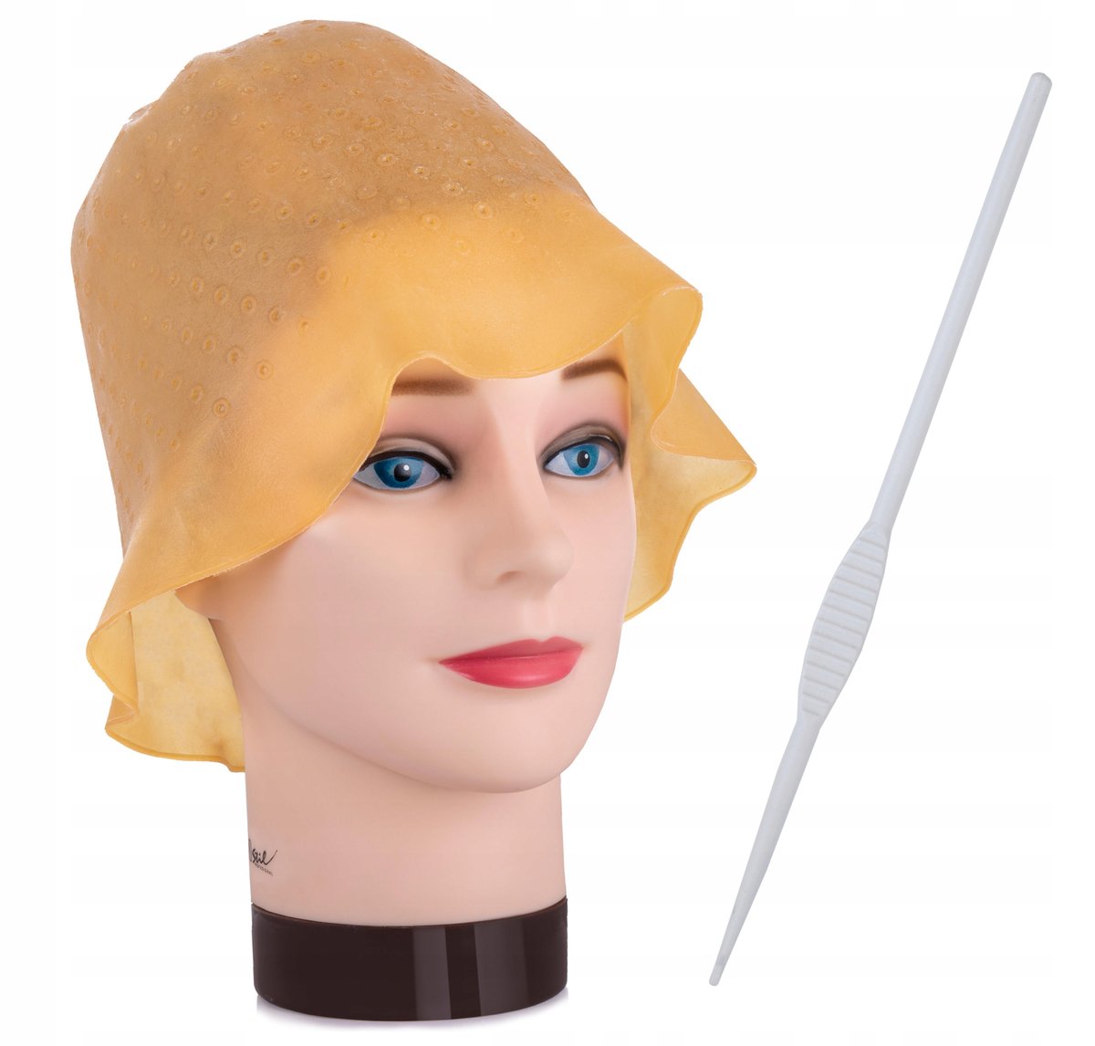 Empik Czepek Fryzjerski Do Pasemek Baleyage Balejażu Kauczukowy Z Szydełkiem