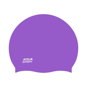 Czepek pływacki na basen silikonowy dla dorosłych Aqua-Sport Monocap 2.0 Purple - AQUA SPORT