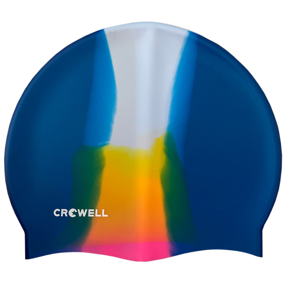 Zdjęcia - Czepek pływacki  silikonowy Crowell Multi Flame kolorowy kol.14
