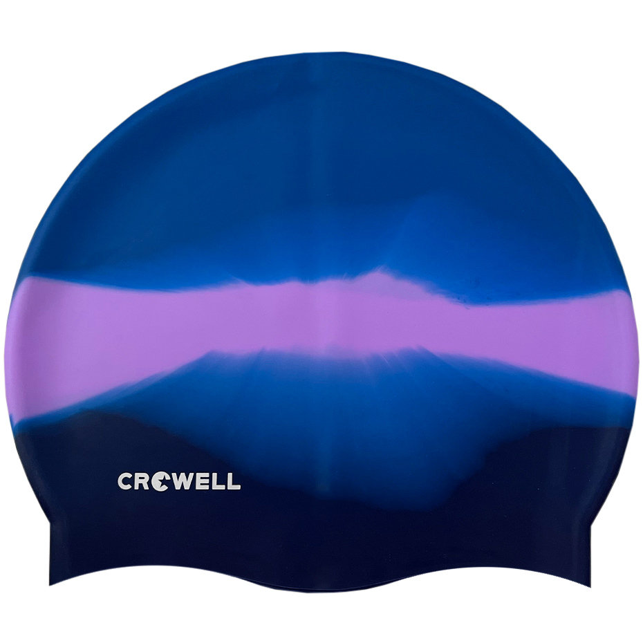 Zdjęcia - Czepek pływacki  silikonowy Crowell Multi Flame niebiesko-fioletowy kol.21