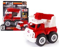 CZERWONA DLA DZIECI STRAŻ POŻARNA DO SKRĘCANIA