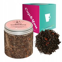 Czerwona herbata pu-erh TRUSKAWKOWY truskawki PuErh 170g - sypana liściasta herbata PREMIUM na prezent upominek podarunek Cup&You