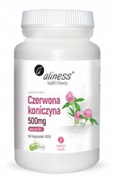 Czerwona koniczyna extract 8% 500 mg 90 kapsułek suplement diety || Aliness