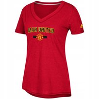 Czerwona koszulka damska Manchester United M Adidas