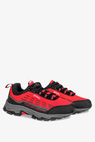 Czerwone buty trekkingowe sznurowane unisex softshell Casu B2003-4-38