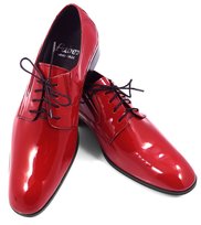 Czerwone lakierki męskie Buty MODINI T78  39 Modini