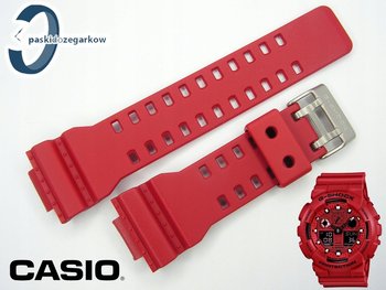 Czerwony pasek do zegarka Casio GA-100C-4 GA-110C-4 GA-100 GA-110 - Casio