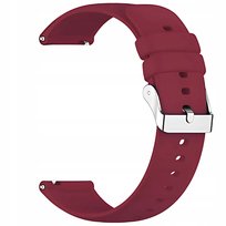 Czerwony pasek silikonowy do zegarka