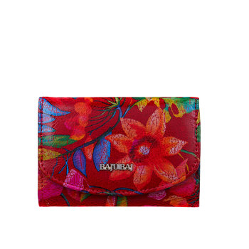 Czerwony portfel damski BajuBaj – nowoczesne wykonanie, funkcjonalność i styl PD1201cs116 RFID - BajuBaj