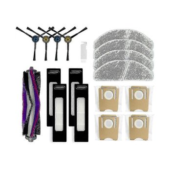 Części zamienne do robota odkurzającego Midea S8 / S8+ Plus, główna szczotka boczna, filtr Hepa, ściereczka do mopa, worek na kurz - hhny P20250110477 - Inny producent