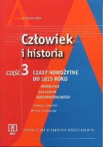 Człowiek i historia. Czasy nowożytne do 1815 r. Część 3 - Cegielski Tadeusz