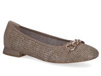 Czółenka damskie beżowe Caprice 22503 skórzane eleganckie wsuwane-40 Caprice